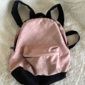 pink book bag, small